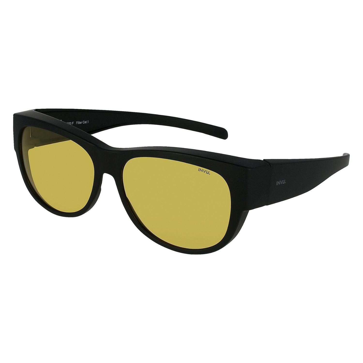 Lentes de sol Invu Matt Black Night-Vision E2603F