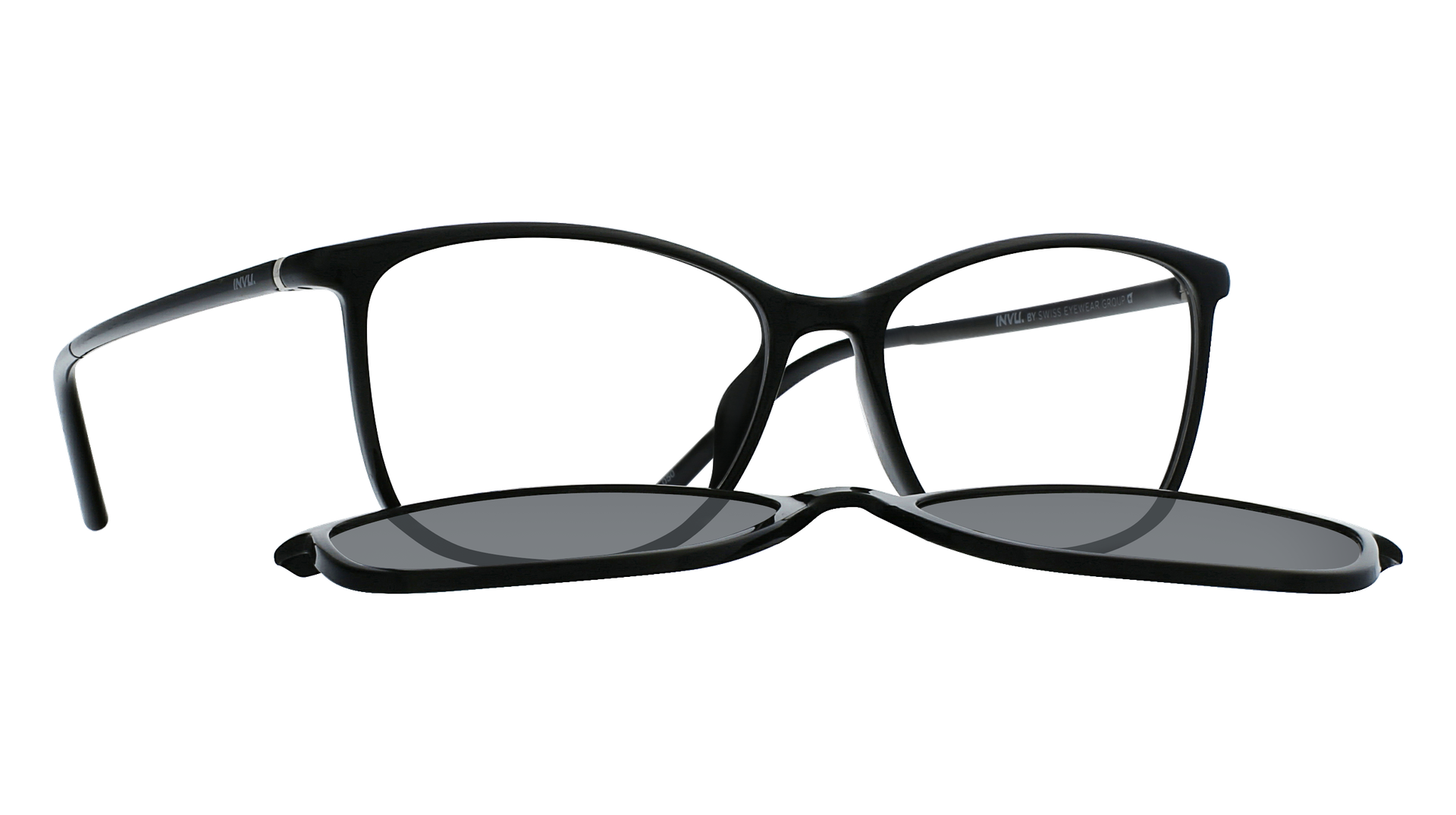 Lentes Optical Frames INVU + ClipOn INVU G4011A Black