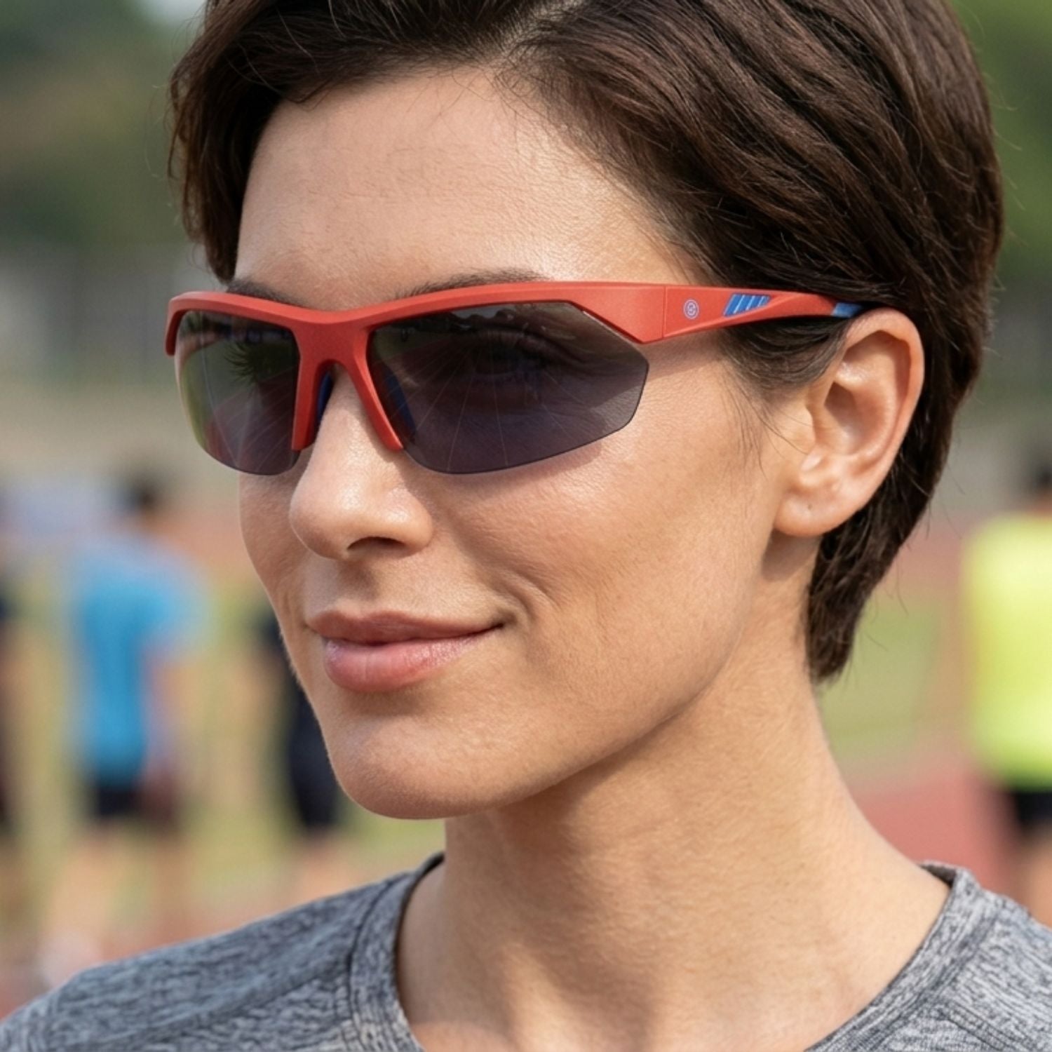 Lente de sol SMARTY Unisex SA2209 Matt Red/Blue