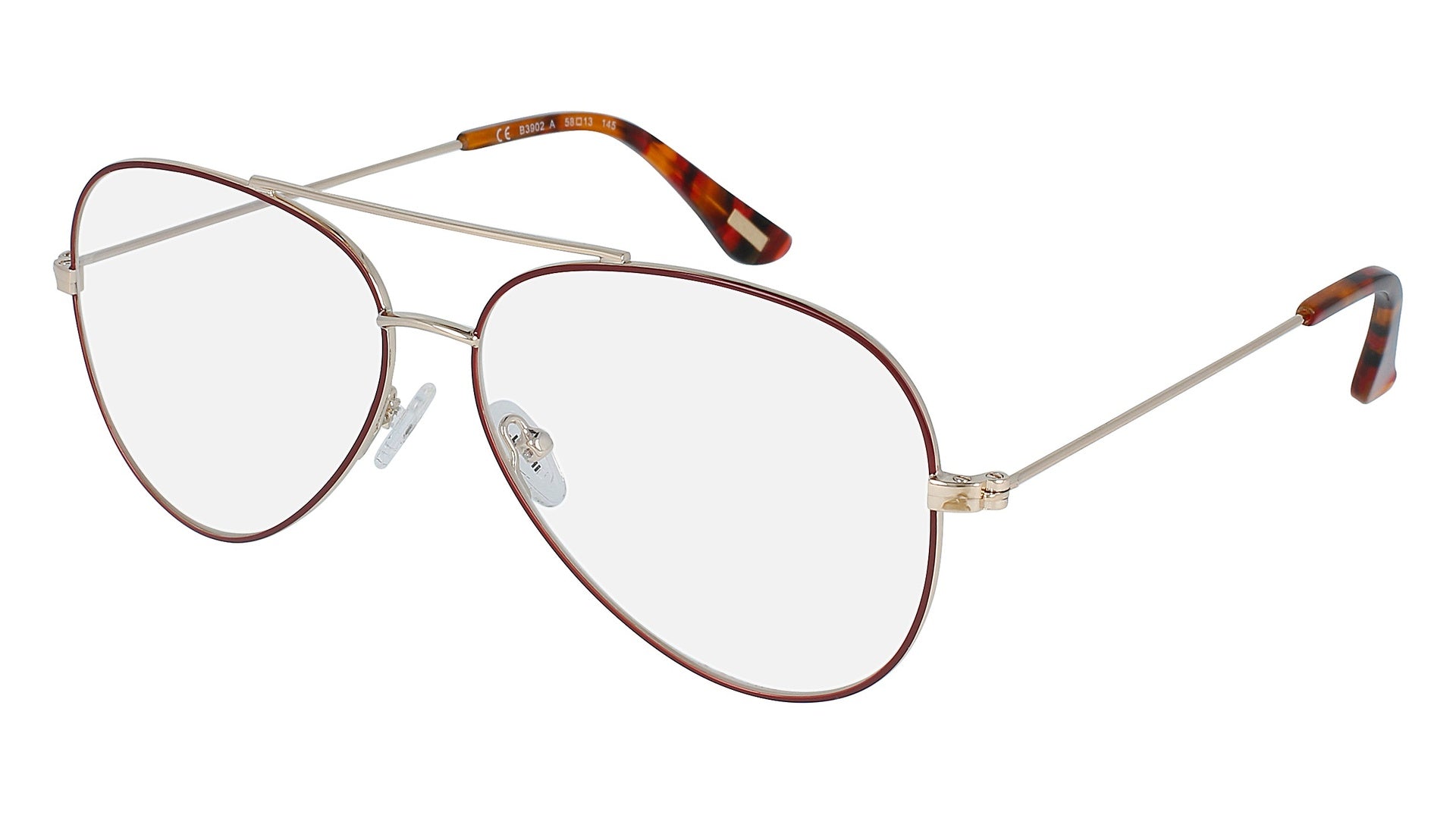 Lentes Blue Light INVU Gold/Red/Demi, B3902A